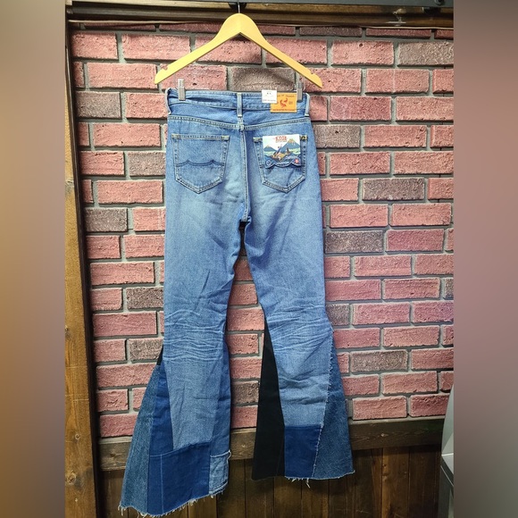 KINGS OF INDIGO - Regan Bell Bottom - Patchwork - Picture 3 of 7